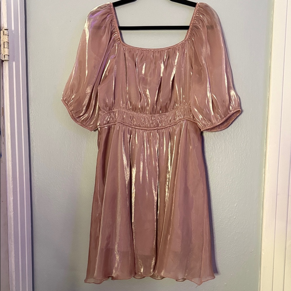 ARULA Shimmering Pink Dress